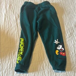 Mickey Green Kids Joggers 5T